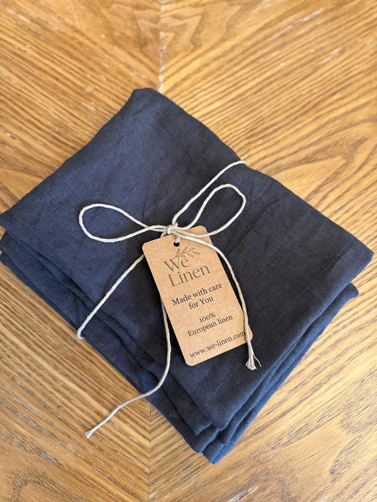 Stone washed linen fabrics