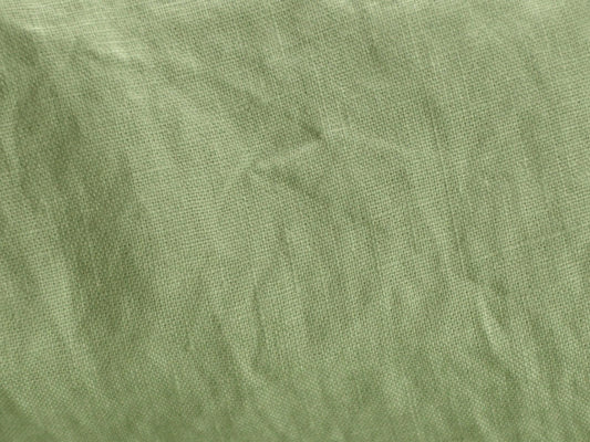 Close-up of green fabric texture